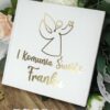 Księga gości Komunia Biała Anioł Imię