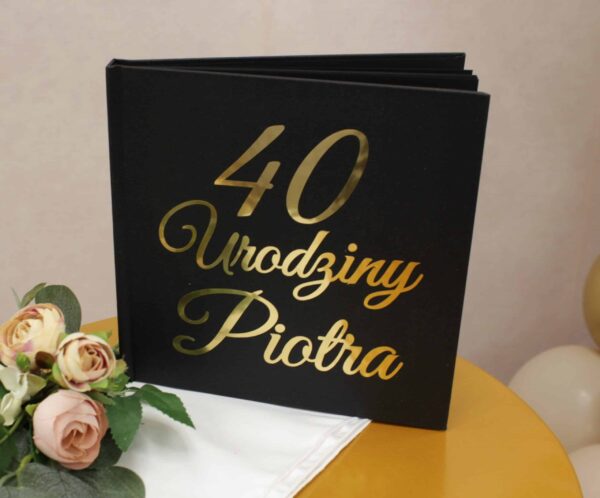 Księga Gości na 18 urodziny Czarna Imię