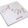 Księga gości weselnych Personalizowana Perłowa