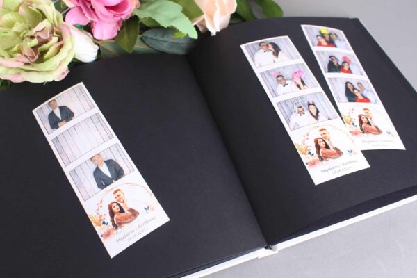 Księga gości weselnych Personalizowana Perłowa