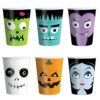 Kubeczki papierowe Halloween Monsters