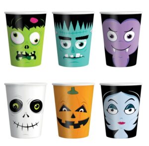 Kubeczki papierowe Halloween Monsters