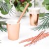 Kubeczki w kolorze Rose Gold 6 szt.