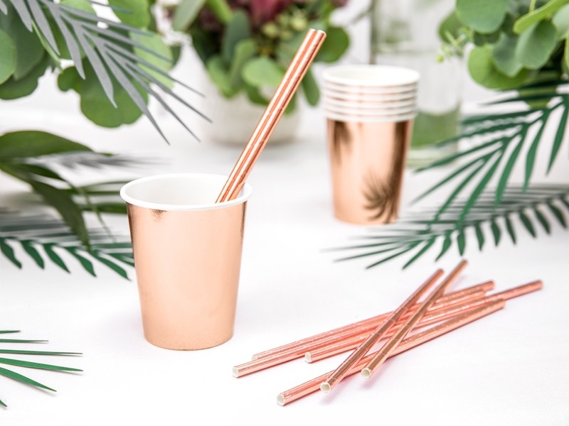 Kubeczki w kolorze Rose Gold 6 szt.
