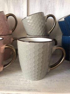 Kubek Ceramiczny w kolorze Szarym