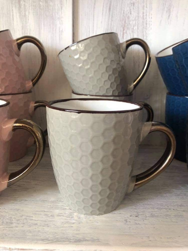 Kubek Ceramiczny w kolorze Szarym