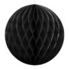 Kula bibułowa Honeycomb 20cm Czarna