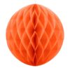 Kula bibułowa Honeycomb 30cm Pomarańczowa