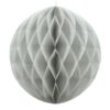 Kula bibułowa Honeycomb 30cm Szara