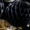 Kula bibułowa Honeycomb 40cm Czarna