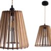 Lampa Sufitowa Drewniana Cone 