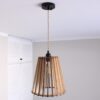 Lampa Sufitowa Drewniana Cone 