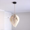 Lampa Sufitowa Drewniana Łezka 