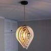 Lampa Sufitowa Drewniana Łezka 