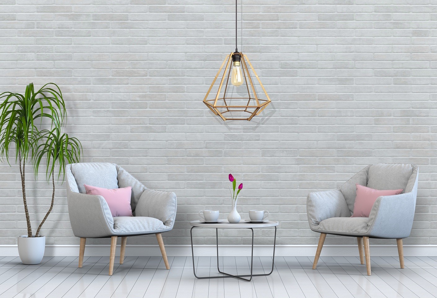 Lampa Sufitowa Wisząca Drewniana Model Diament 2