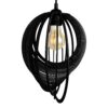 Lampa Sufitowa Wisząca Drewniana Model Eclipse