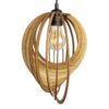 Lampa Sufitowa Wisząca Drewniana Model Eclipse