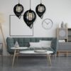 Lampa Sufitowa Wisząca Drewniana Model Eclipse