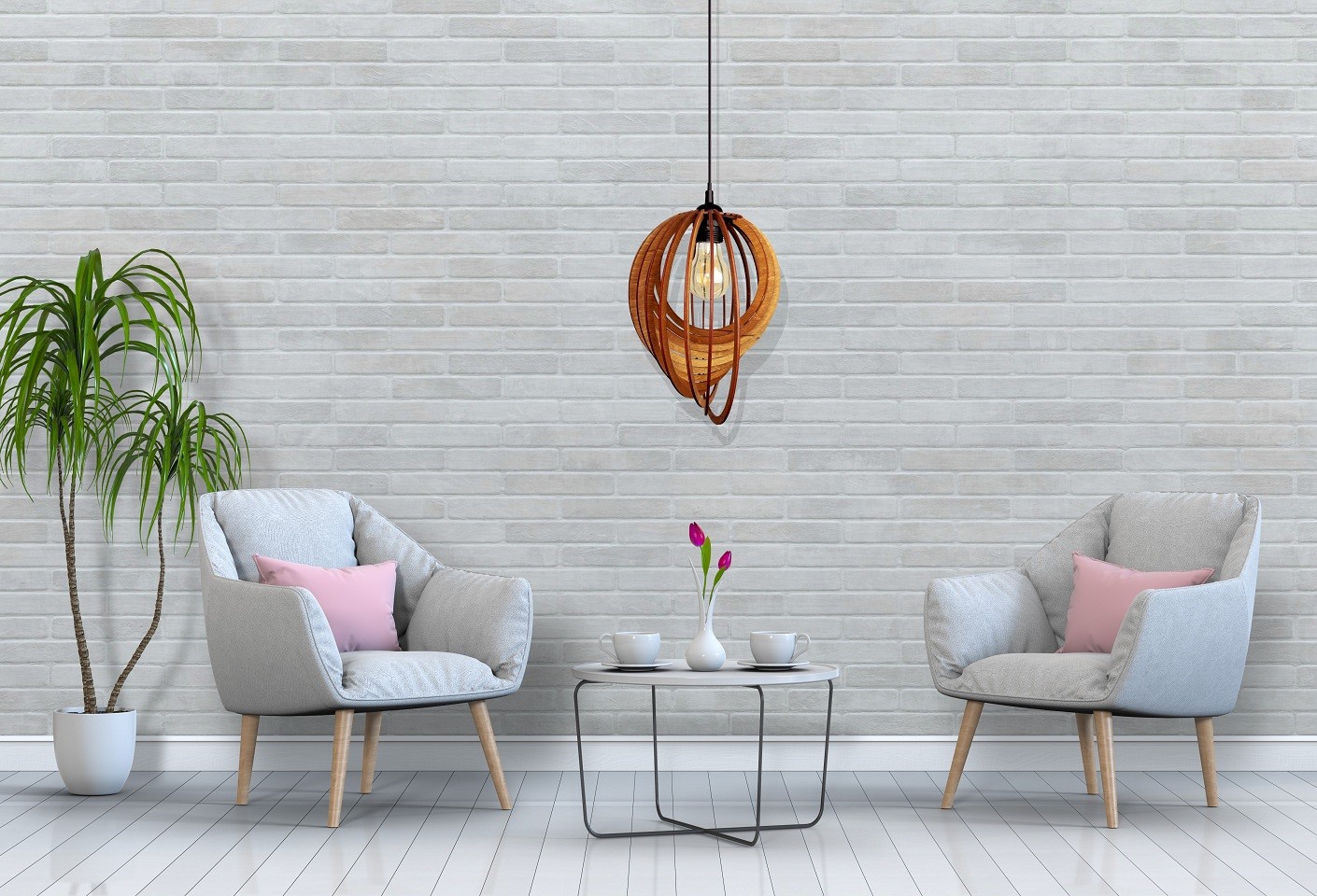 Lampa Sufitowa Wisząca Drewniana Model Eclipse