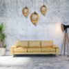 Lampa Sufitowa Wisząca Drewniana Model Eclipse