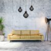 Lampa Sufitowa Wisząca Drewniana Model Erybol