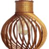 Lampa Sufitowa Wisząca Drewniana Model Erybol