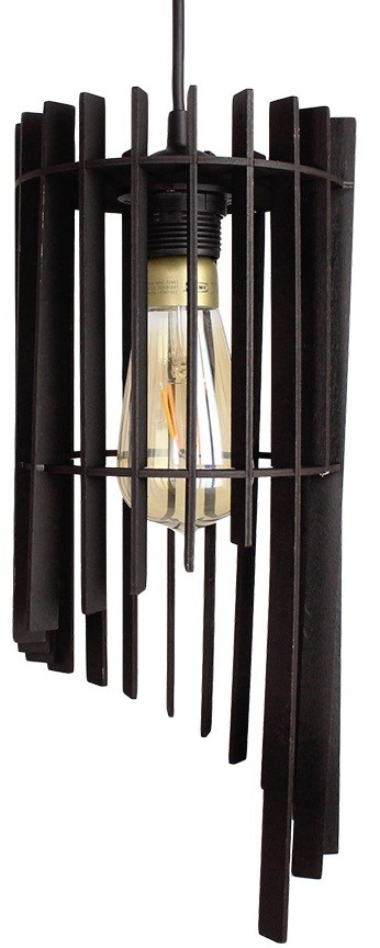 Lampa Sufitowa Wisząca Drewniana Model Virgo
