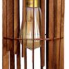 Lampa Sufitowa Wisząca Drewniana Model Virgo