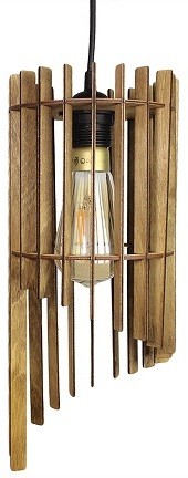 Lampa Sufitowa Wisząca Drewniana Model Virgo