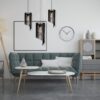 Lampa Sufitowa Wisząca Drewniana Model Virgo