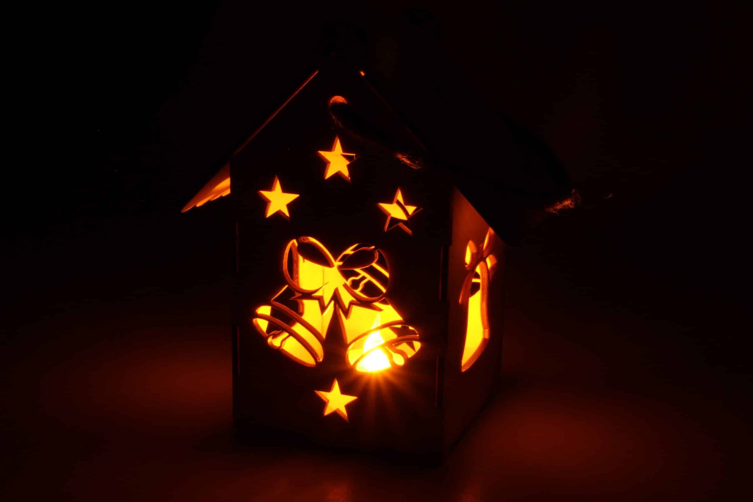Lampion Adwentowy Świąteczne Dzwonki