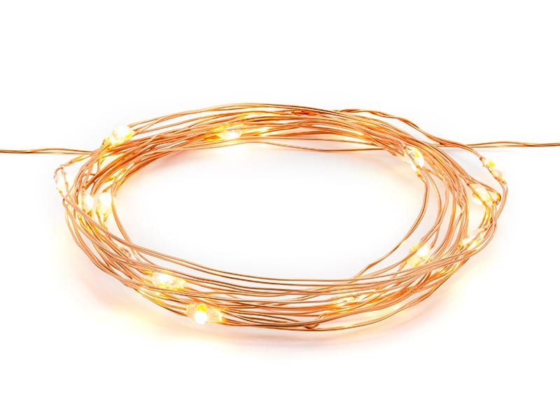 Lampki dekoracyjne LED, rose gold