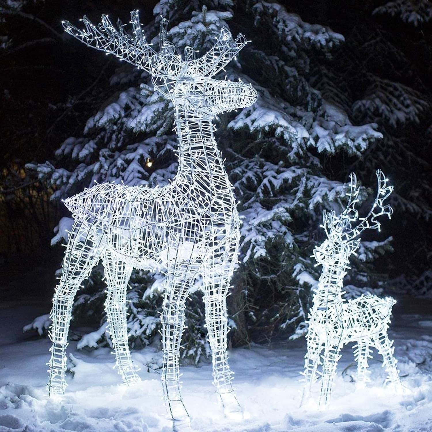 Lampki LED 100 Punktów Zimne