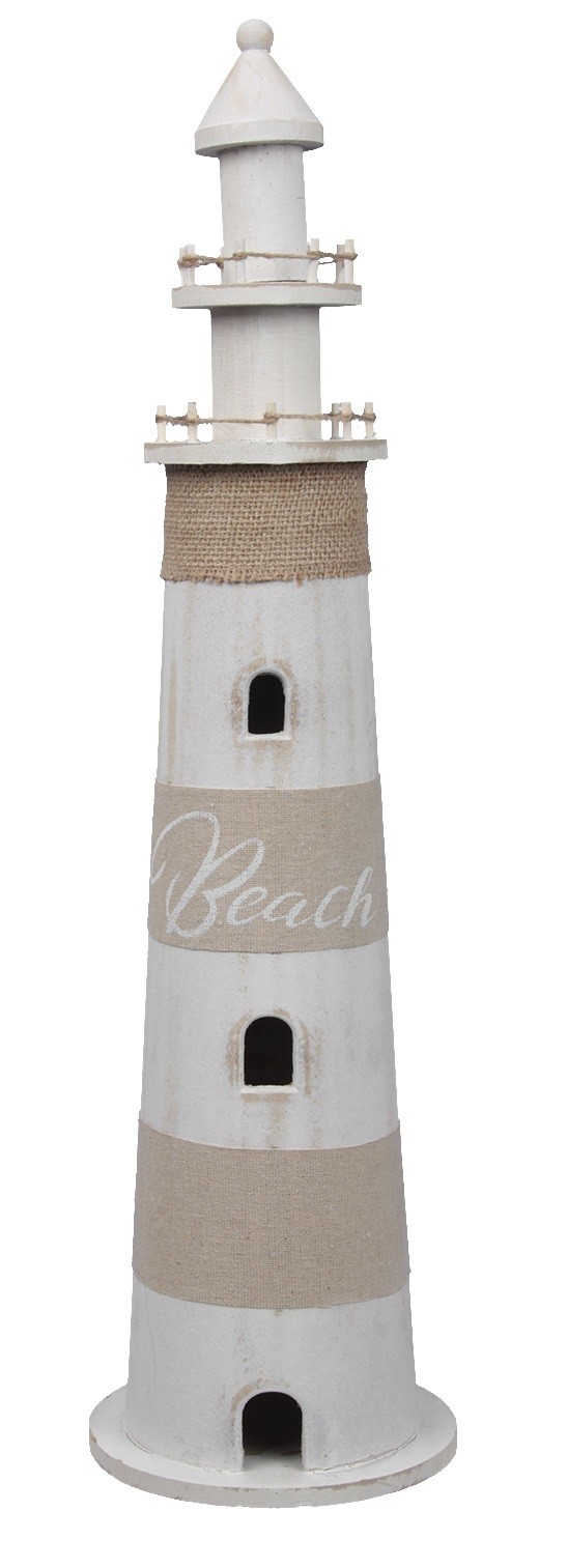 Latarnia Morska Drewniana Dekoracja 61cm Nad Morze