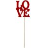 Love na piku Czerwone 12x10cm