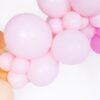 Makaroniki Balony Pastelowe 25szt. Jasny róż