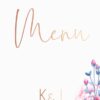 Menu Weselne Boho Rosie 