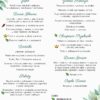 Menu Weselne Cold Mint Leaf 