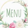 Menu Weselne Flower Rings 