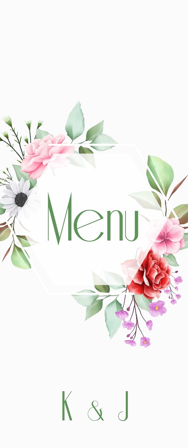 Menu Weselne Flowers Dream 