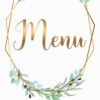 Menu Weselne Gold Olives 
