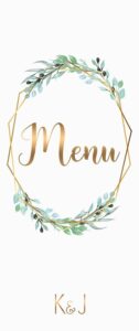 Menu Weselne Gold Olives
