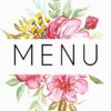 Menu Weselne Kwiatowy Ogród 