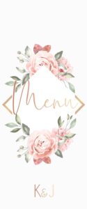 Menu Weselne Luxury Flowers
