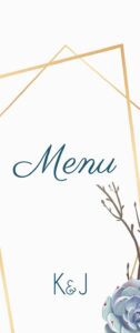Menu Weselne Ophelia