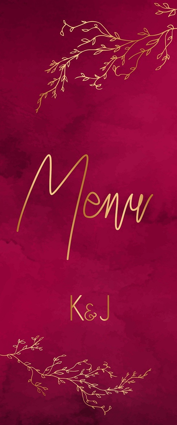 Menu Weselne Royal Red 