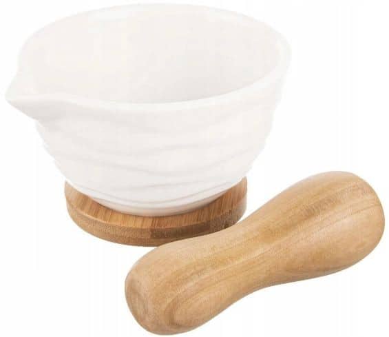 Moździerz Porcelanowy Biały 10cm