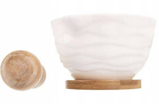 Moździerz Porcelanowy Biały 10cm