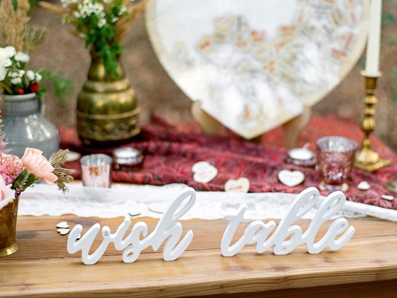 Napis Na Stół Wish Table