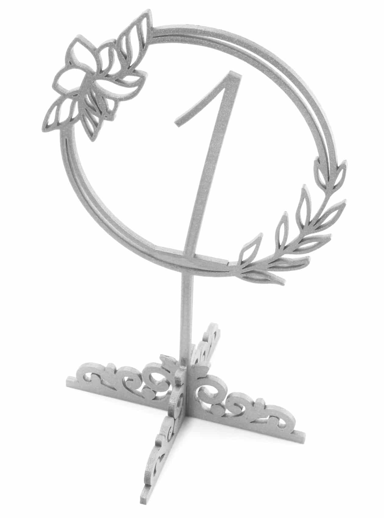 Numerki Drewniane Na Stół 1-10 20cm 